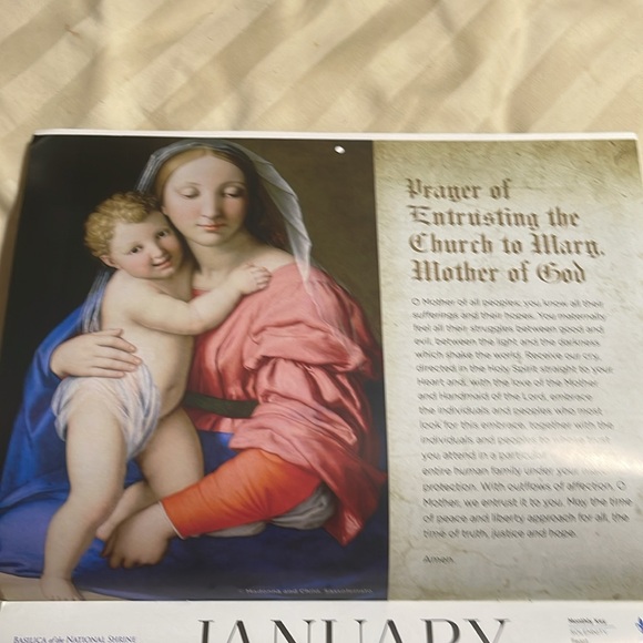 2025 Calendar✝️Our Lady in Art - Picture 4 of 7